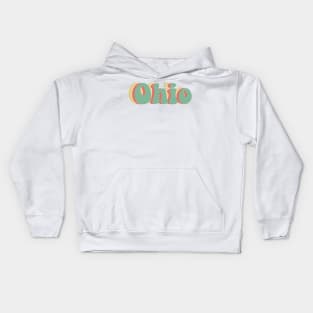 Ohio 70's Kids Hoodie